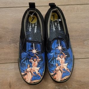 Skechers Star Wars Kids Slip On Canvas Shoes